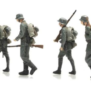 Artitec 387.356 – 1/87 / H0 WWI Card Playing German Soldiers – Finished Model