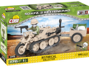 Cobi 2401 (176pcs) - Sd.Kfz.2 Kettenkrad HK-101 (DAK) Building Blocks