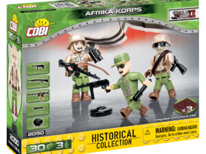 Cobi 2050 (30pcs) - 3 x German Afrika Korps (Deutsches Afrikakorps - DAK) Figures