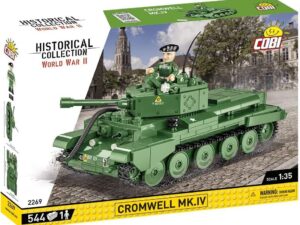 Cobi 2269 (544pcs) - 1:35 British Cromwell Mk.IV Tank, Building Blocks, WWII