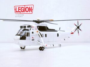 Legion Models 14008LC - 1:72 Westland Sea King HC.4 Helicopter, (UN) United Nations Peacekeeping Force