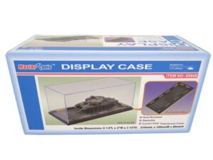 Trumpeter Master Tools 09848 - Diecast Model Display Case with Pre-Painted Base 1:72 (L210mm x  W100mm x H80mm)