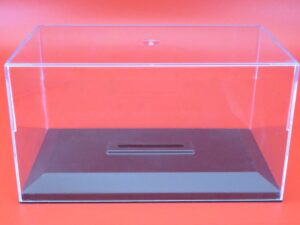 20 x Tall Display Cases with Base 1:43 Scale (150mm x 76mm x 80mm) - 43MAX