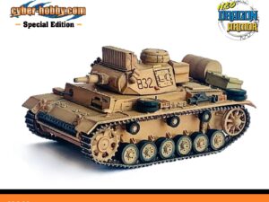 Neo Dragon Armor 63260 - 1:72 Panzer III Ausf.N w/Extra Oil Drum and Wooden Box, DAK, s.Pz.Abt.501 Tunisia 1942/43 (Cyber Hobby Special Edition)