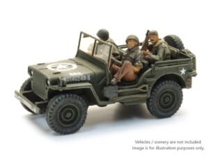 Artitec 5870120 - 1:87 HO US Army Jeep crew