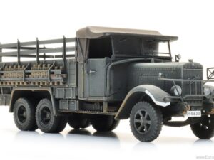 Artitec 6870503 - 1:87 HO Wehrmacht Henschel 33 D1 Cargo, Grey