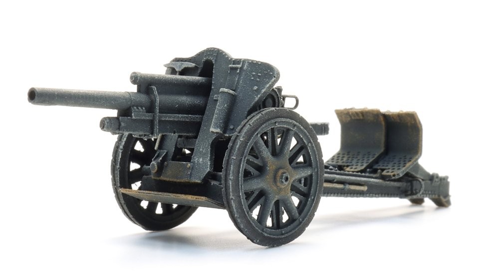 Artitec 6870628 - 1:87 HO Wehrmacht 10.5cm LeFH 18, Grey