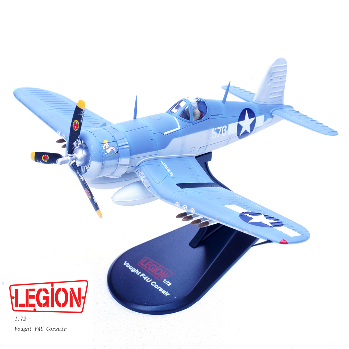 Legion Models 14619LI - 1:72 F4U-1 Bird Cage Corsair, USMC, VMF-214, 1st Lt. Edwin L. Olander, Oct 1943 (Special Pre Order Price) - Image 6
