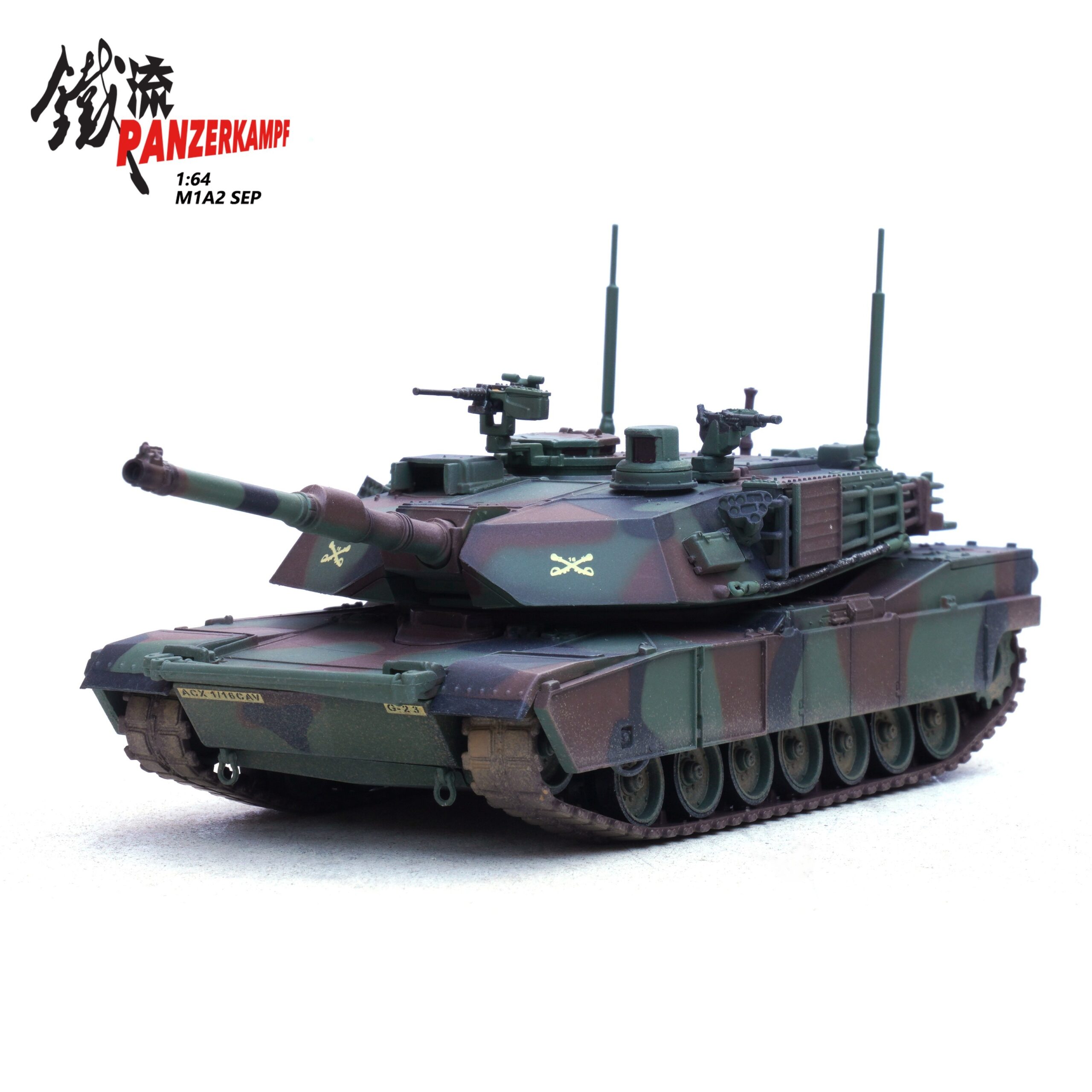 Panzerkampf 12504PA - 1:64 M1A2 Abrams SEP,1 Batt., 16 Cav. Reg. Fort Knox, Kentucky, USA 2002 (Special Pre Order Price)