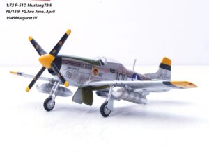 Legion Models 14663LF - 1:72 P-51D Mustang 78th FS/15th FG, Iwo Jima, April 1945, Margaret IV