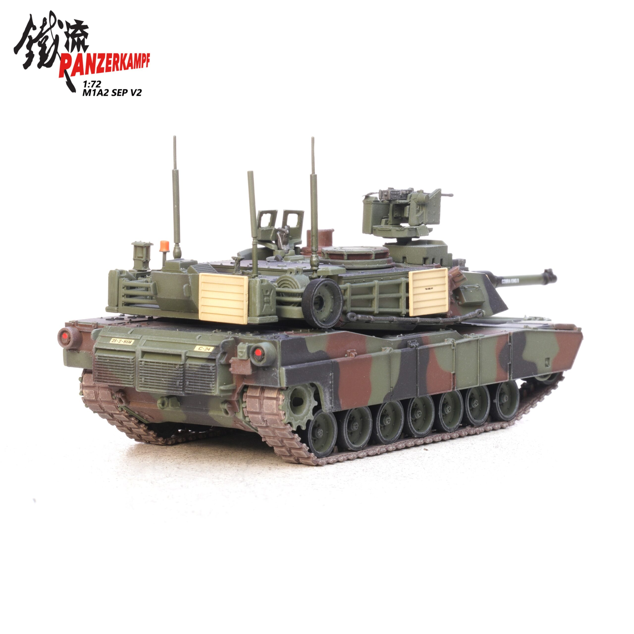 Panzerkampf 12246PA - 1:72 M1A2 SEP V2 Abrams, 2nd Battalion, 9th Infantry Regiment, 2nd Infantry Division, South Korea (Special Pre Order Price) - Image 3