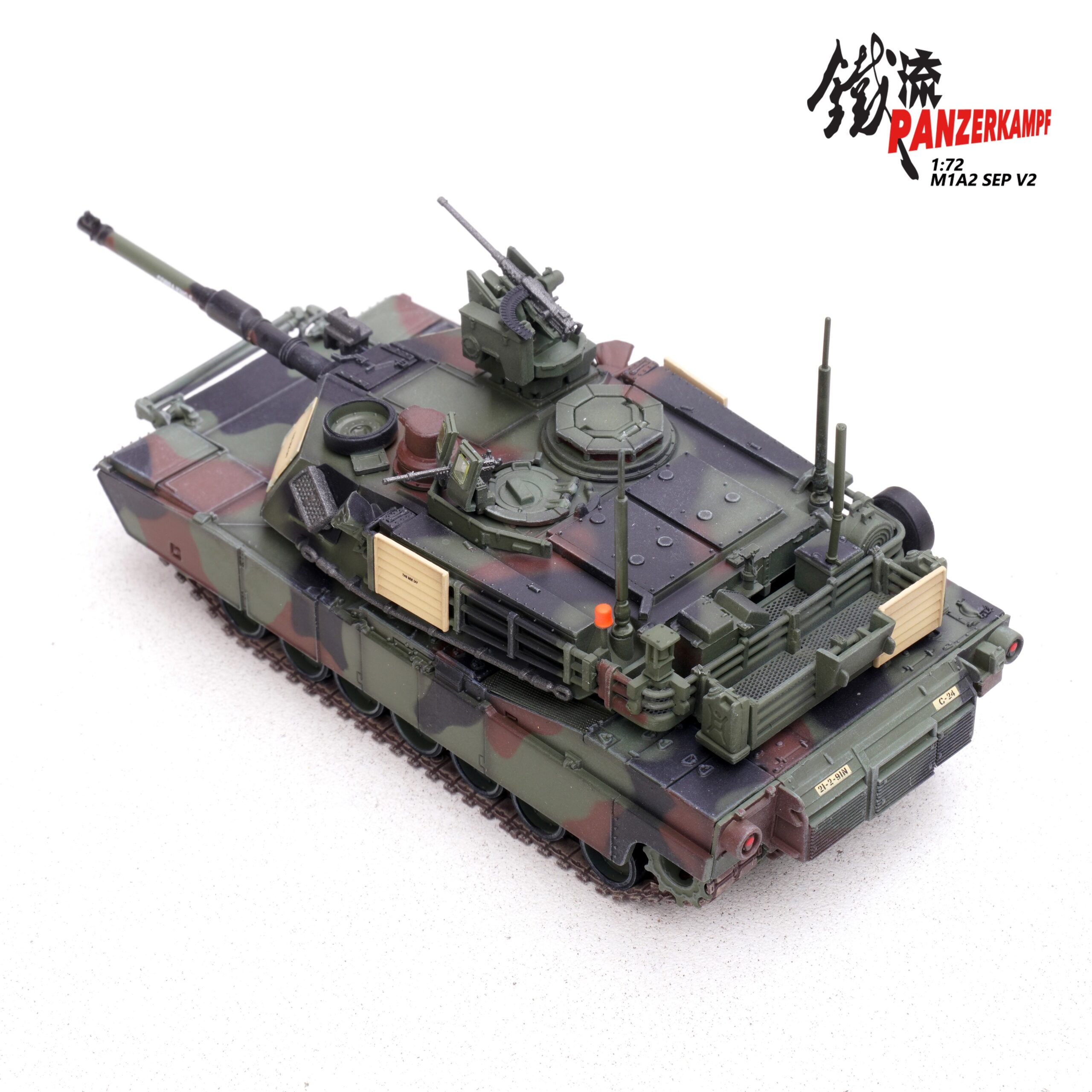 Panzerkampf 12246PA - 1:72 M1A2 SEP V2 Abrams, 2nd Battalion, 9th Infantry Regiment, 2nd Infantry Division, South Korea (Special Pre Order Price) - Image 8