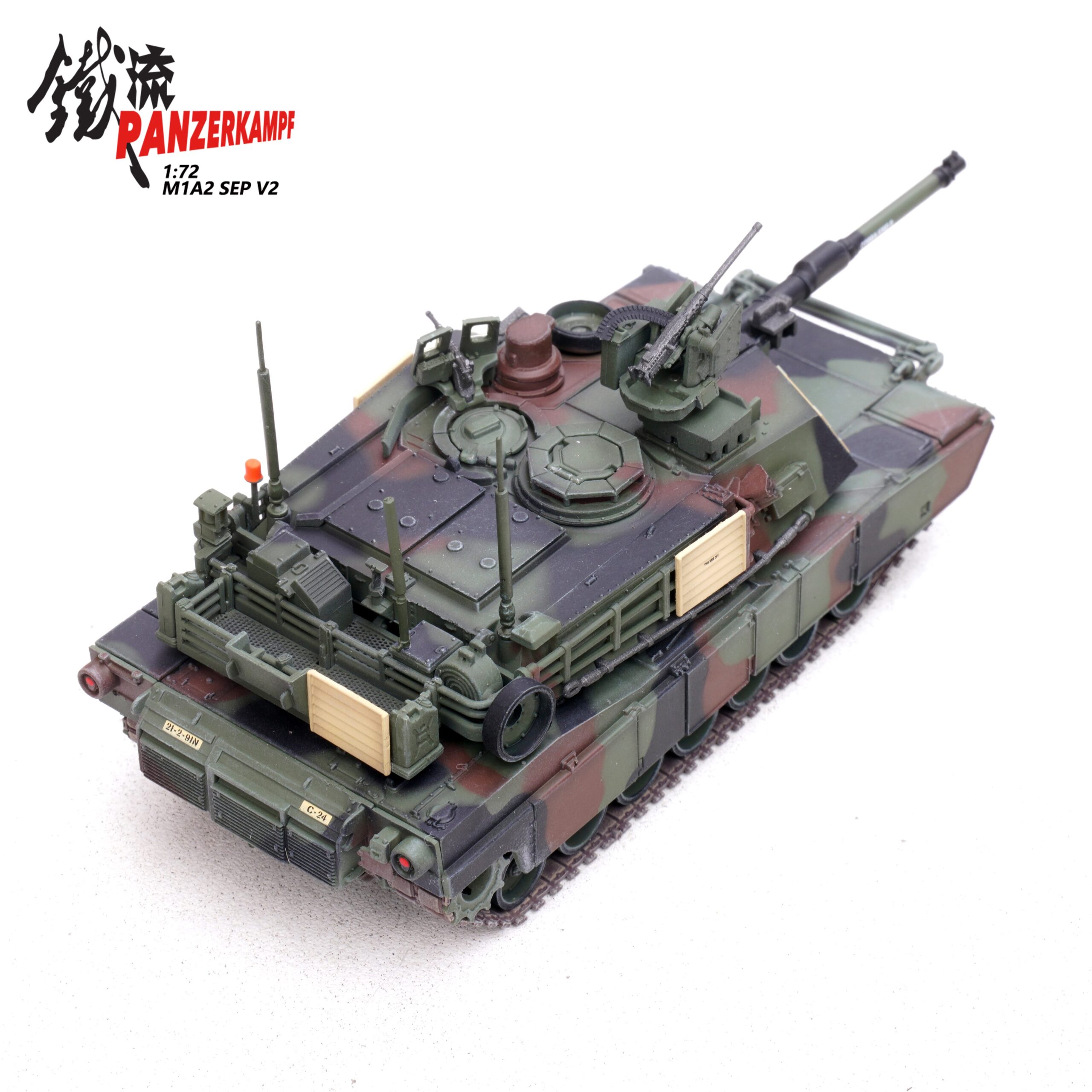 Panzerkampf 12246PA - 1:72 M1A2 SEP V2 Abrams, 2nd Battalion, 9th Infantry Regiment, 2nd Infantry Division, South Korea (Special Pre Order Price) - Image 10