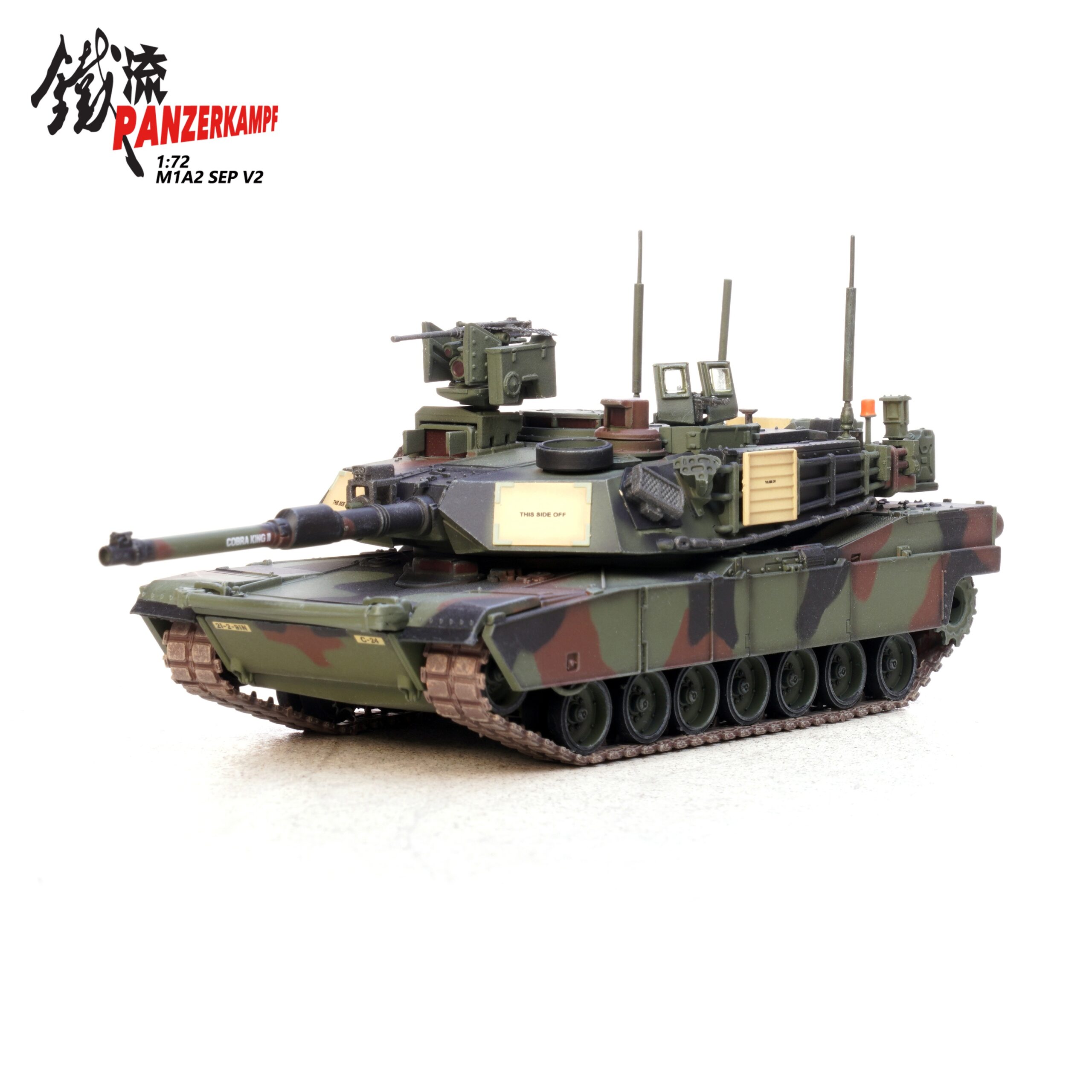 Panzerkampf 12246PA - 1:72 M1A2 SEP V2 Abrams, 2nd Battalion, 9th Infantry Regiment, 2nd Infantry Division, South Korea (Special Pre Order Price)