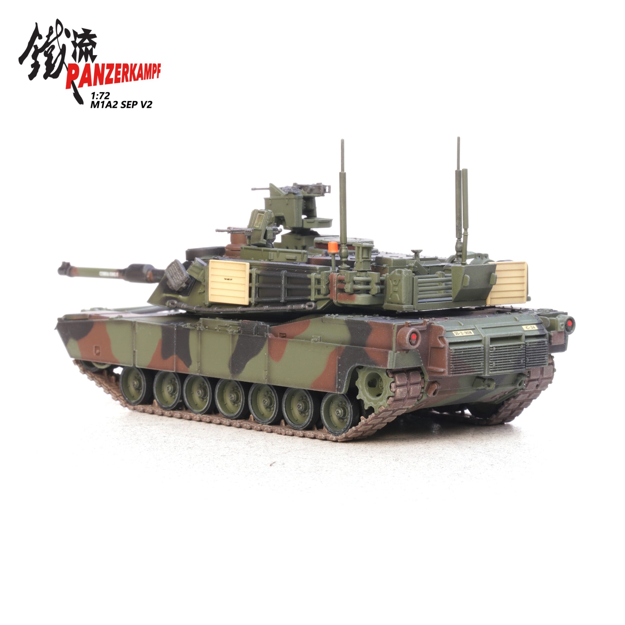 Panzerkampf 12246PA - 1:72 M1A2 SEP V2 Abrams, 2nd Battalion, 9th Infantry Regiment, 2nd Infantry Division, South Korea (Special Pre Order Price) - Image 4