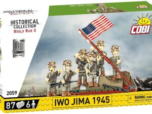 Cobi 2059 (85pcs) - Raising the Flag on Iwo Jima WWII Figures with Accessories