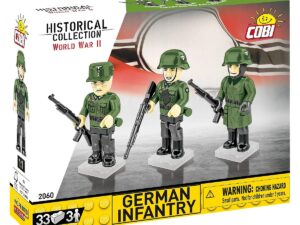 Cobi 2060 (33pcs) - 3 x German Infantry WWII Figures with Accessories
