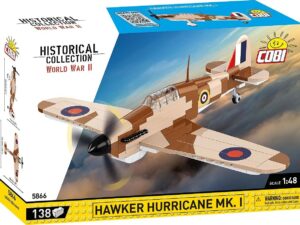 Cobi 5866 (138pcs) 1:48 Hawker Hurricane Mk.I Aircraft WWII, Building Blocks