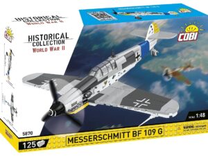 Cobi 5870 (125pcs) 1:48 German Messerschmitt BF 109G Aircraft WWII, Building Blocks