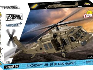 Cobi 5906 (928pcs) 1:32 Sikorsky UH-60 Black Hawk Helicopter, Building Blocks