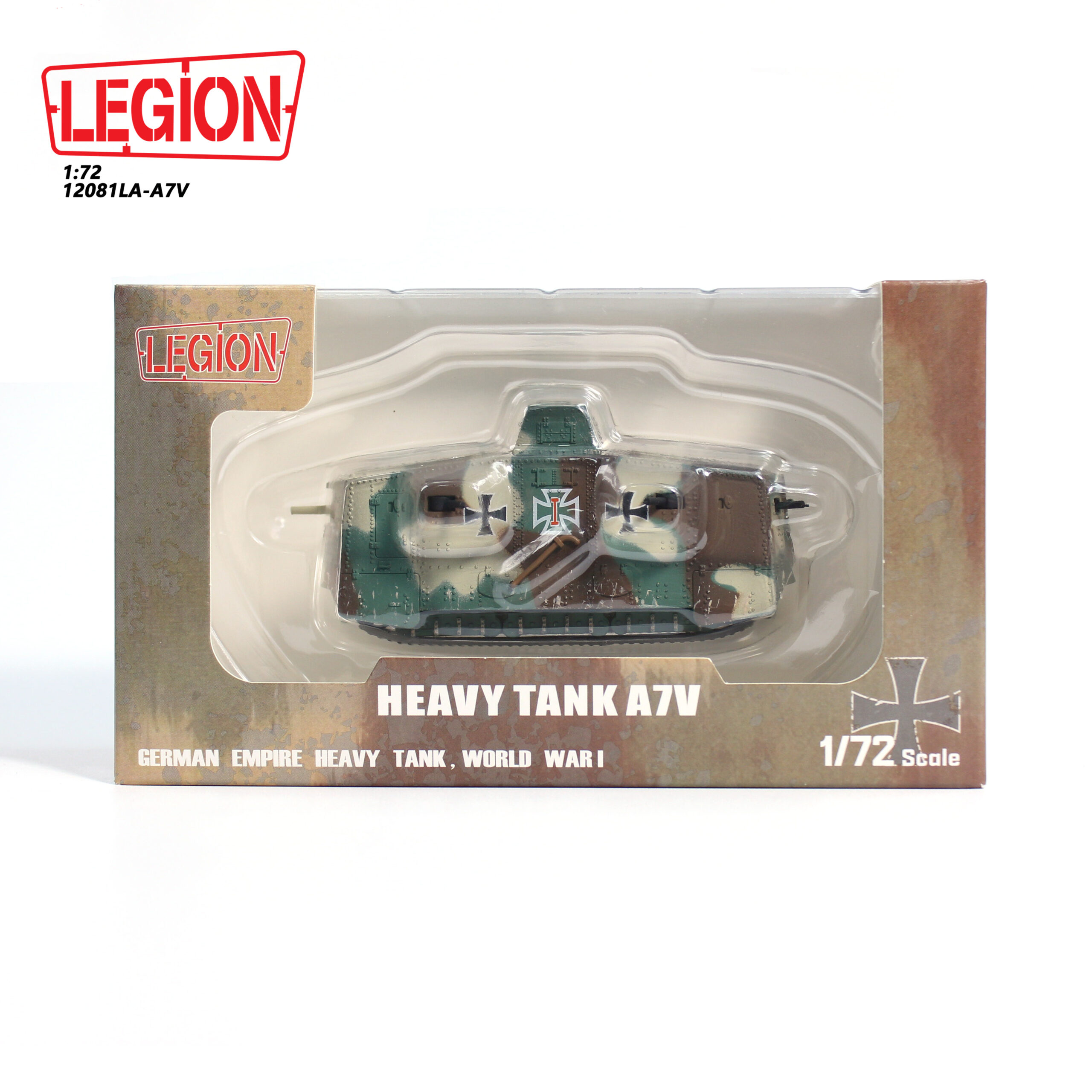Legion Models 12081LA - 1:72 Sturmpanzer A7V No. 504 “Schnuck“ WWI (Special Pre-Order Price) - Image 10